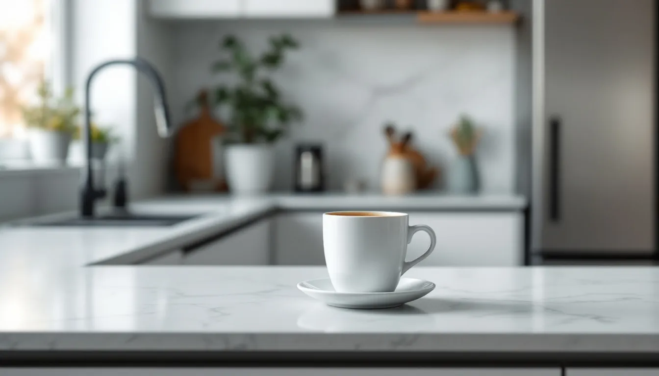 A steaming cup of coffee made with a French press filter.
